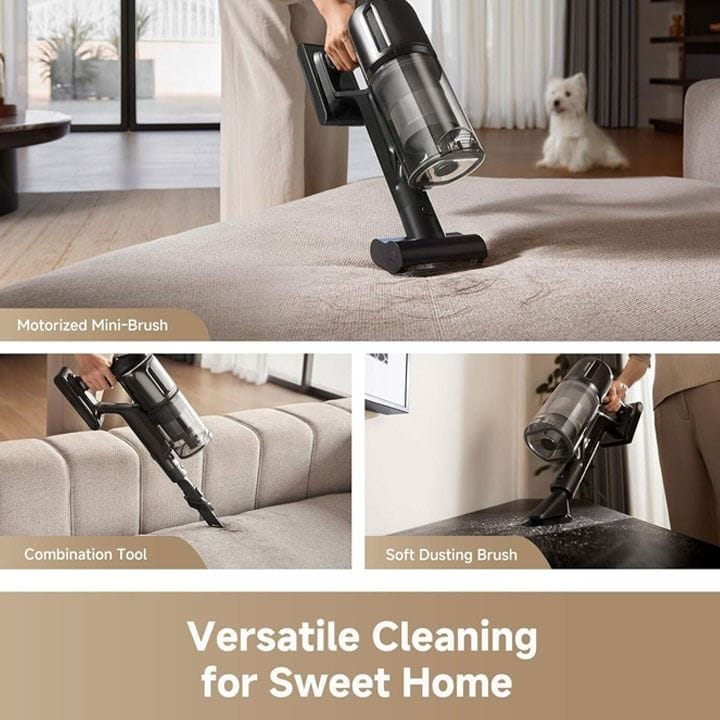 Dreame R20 Ultra Cordless Stick Vacuum Cleaner 210AW Suction, 90min Runtime, Smart Dirt Detection, Anti-Tangle Omni-Brush, LED Display | Black-VRV57F