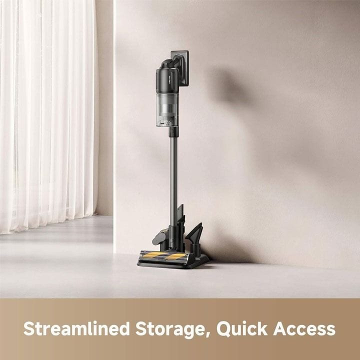 Dreame R20 Ultra Cordless Stick Vacuum Cleaner 210AW Suction, 90min Runtime, Smart Dirt Detection, Anti-Tangle Omni-Brush, LED Display | Black-VRV57F