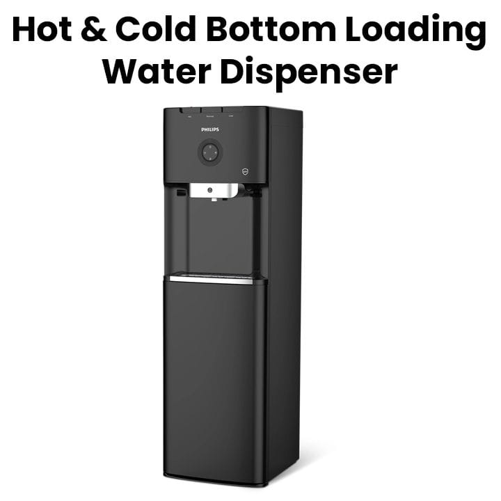 Philips Hot, Cold & Ambient Water Dispenser Bottom Loading | ADD4968BK/56