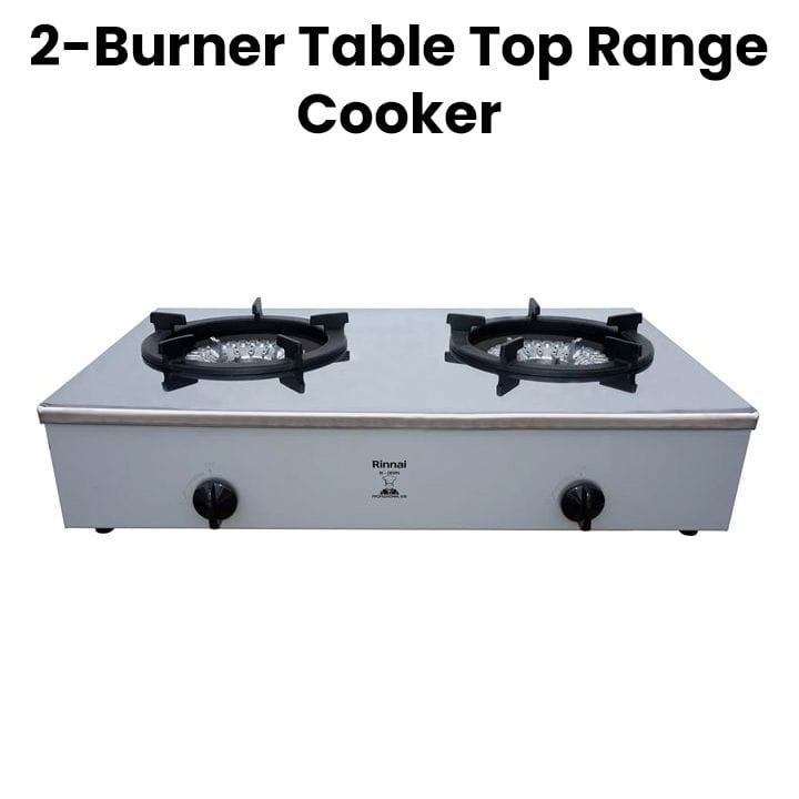 Rinnai 2-Burner Table Top Range Cooker | RI-2RSPN