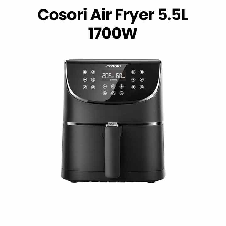 Cosori Air Fryer 5.5L Capacity | Black | CP158-AF (AE)