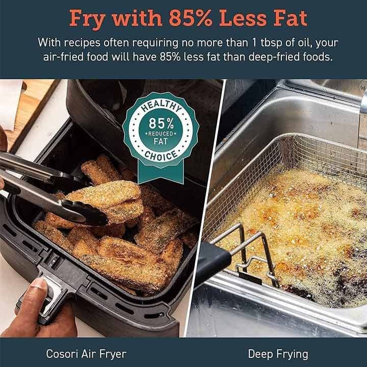 Cosori Air Fryer 5.5L Capacity | Black | CP158-AF (AE)