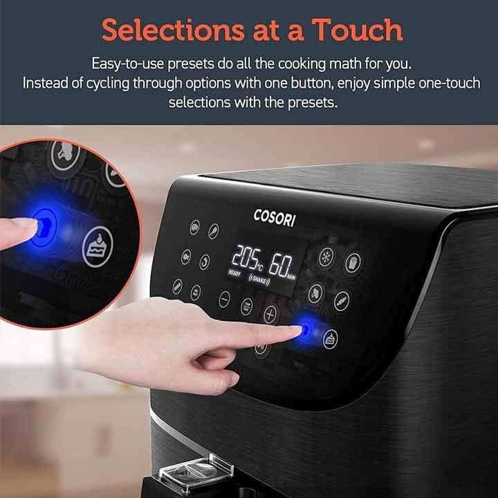 Cosori Air Fryer 5.5L Capacity | Black | CP158-AF (AE)