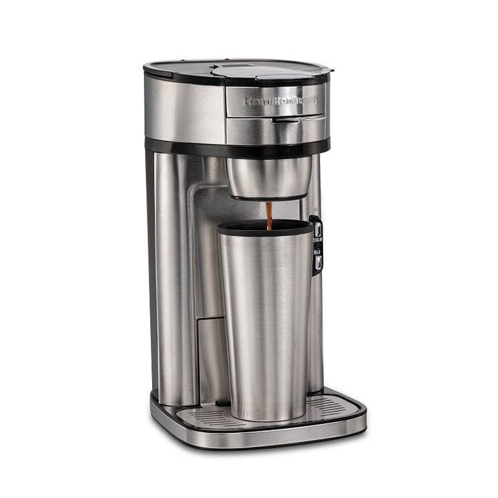 هاميلتون بيتش ماكينة قهوة سيركل سكوب سعة فردية من الستانلس ستيل 49981-SAU