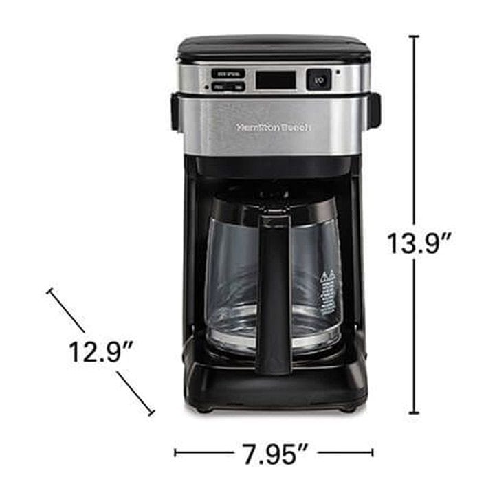 Hamilton Beach Front-FillÂ® 12 Cup Programmable Coffee Maker with Swing-Out Basket | 46310-ME