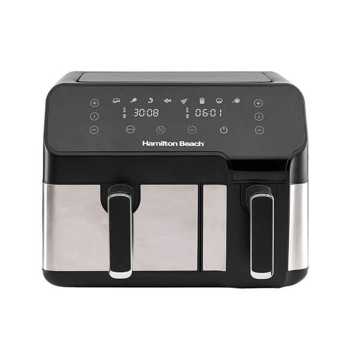 Hamilton Beach Dual Size Digital Air Fryer 8.5L - Silver | AF5232-ME