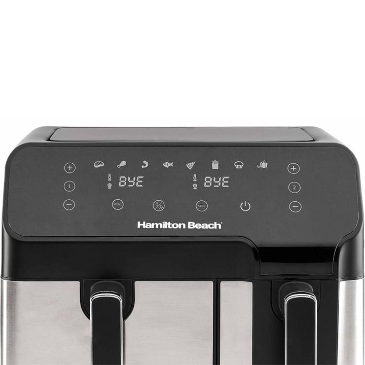 Hamilton Beach Dual Size Digital Air Fryer 8.5L - Silver | AF5232-ME