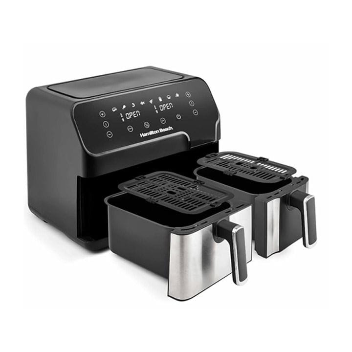 Hamilton Beach Dual Size Digital Air Fryer 8.5L - Silver | AF5232-ME