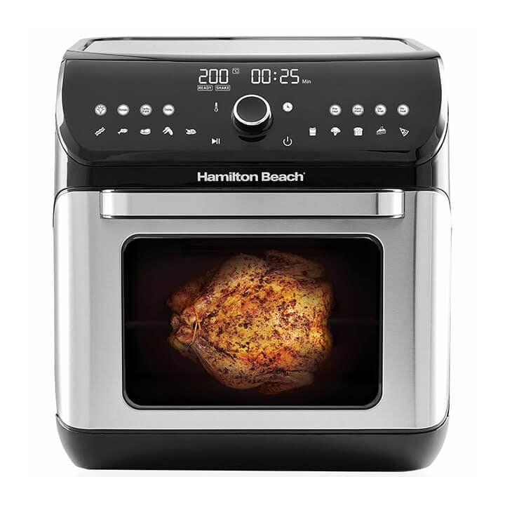 هاميلتون بيتش فرن قلي رقمي ١٢ لتر باللون الفضي AF1212-ME