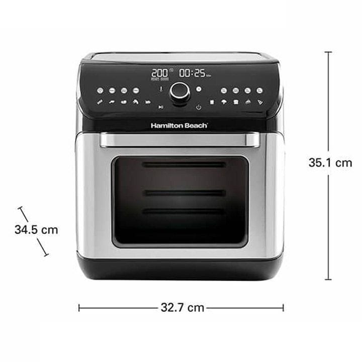 هاميلتون بيتش فرن قلي رقمي ١٢ لتر باللون الفضي AF1212-ME