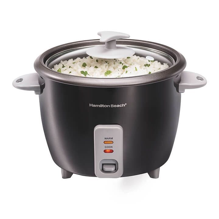 Hamilton Beach Rice Cooker & Steamer 1.5L 500W - Black | 37517-ME