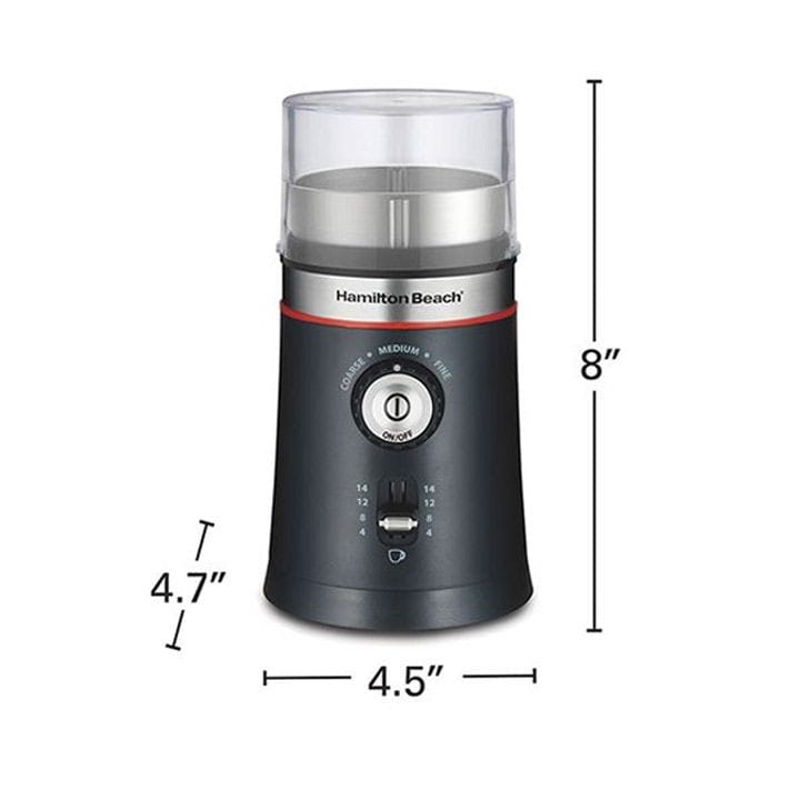 هاميلتون بيتش مطحنة قهوة خاصة باللون الأسود 80393R