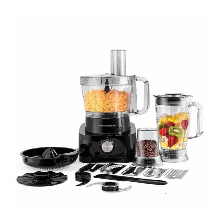 Hamilton Beach 11-in-1 Food Processor 1,000W - Black | FP1012-ME