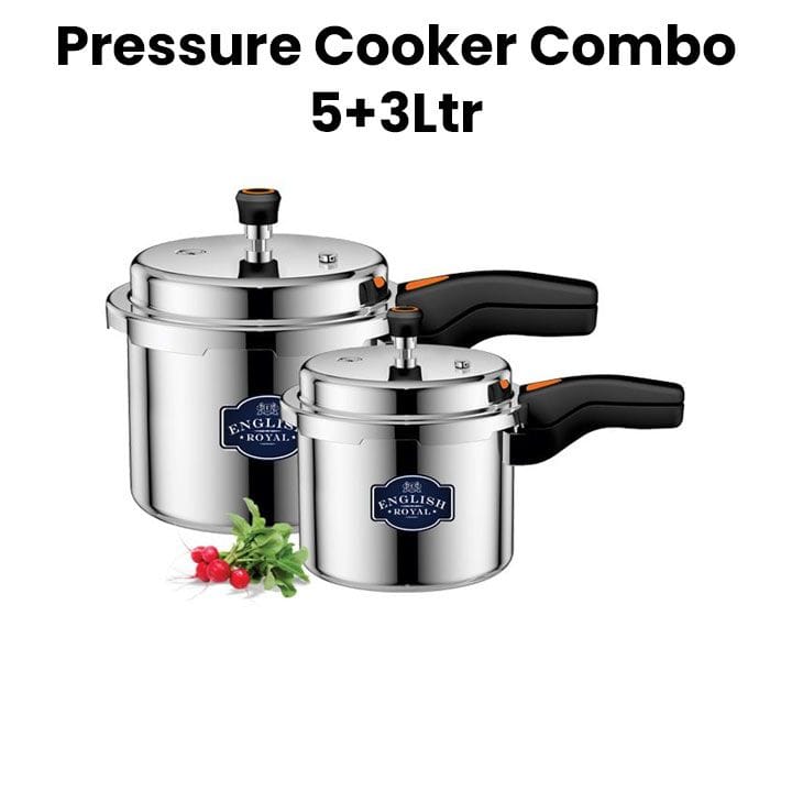 English Royal 5+3Ltr Pressure Cooker Combo | ERK 3530