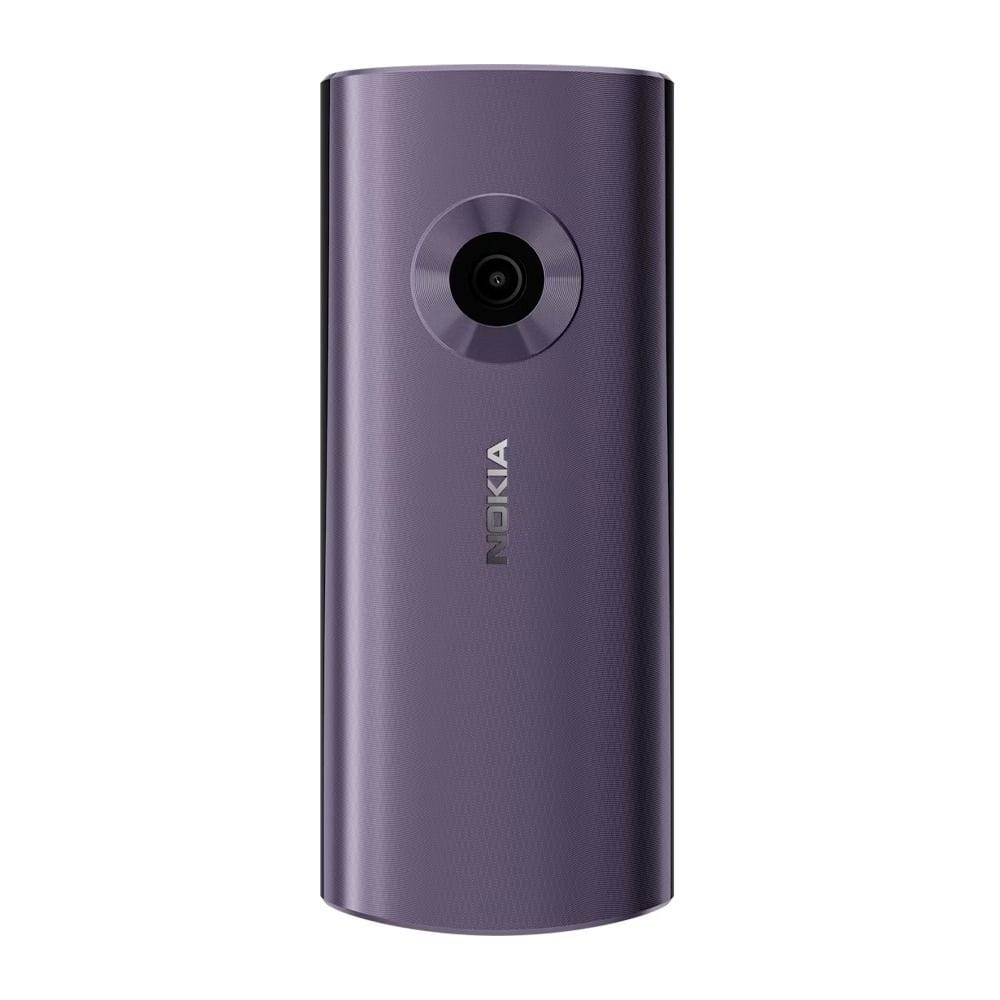 Nokia 110 Dual SIM 4G Keypad Mobile Phone 1.8 Inch, Long-Lasting Battery, FM Radio And MP3 Player, Lightweight And Compact - Purple - TA-1543