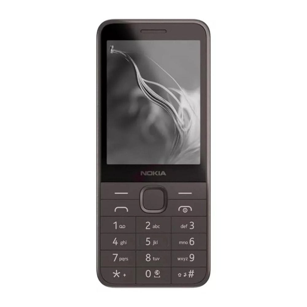 Nokia 235 Dual SIM 4G Keypad Mobile Phone 2.8 Inch, Long-Lasting Battery, Wireless FM Radio, Lightweight And Compact - Black - TA-1614