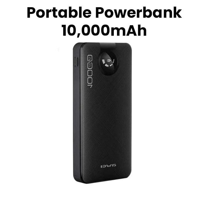 Awei 10,000mAh Portable Powerbank | P133K
