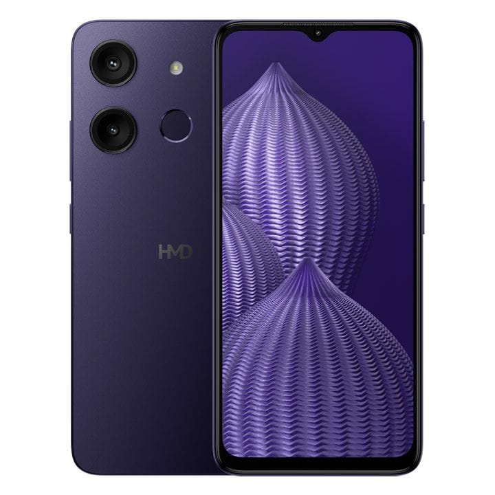 HMD Aura 4+128GB Smartphone - Black |TA-1631 DS