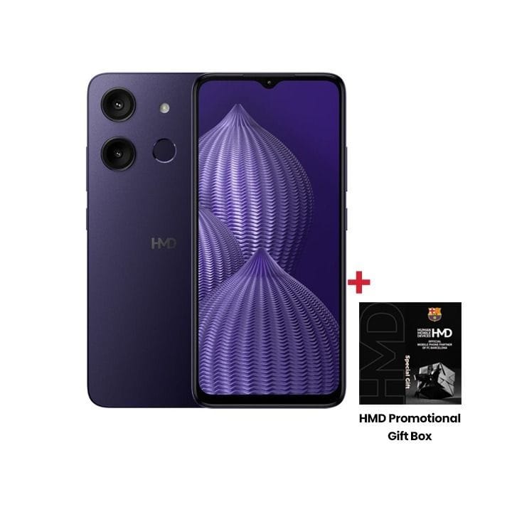 HMD Aura 4+128GB Smartphone - Black |TA-1631 DS