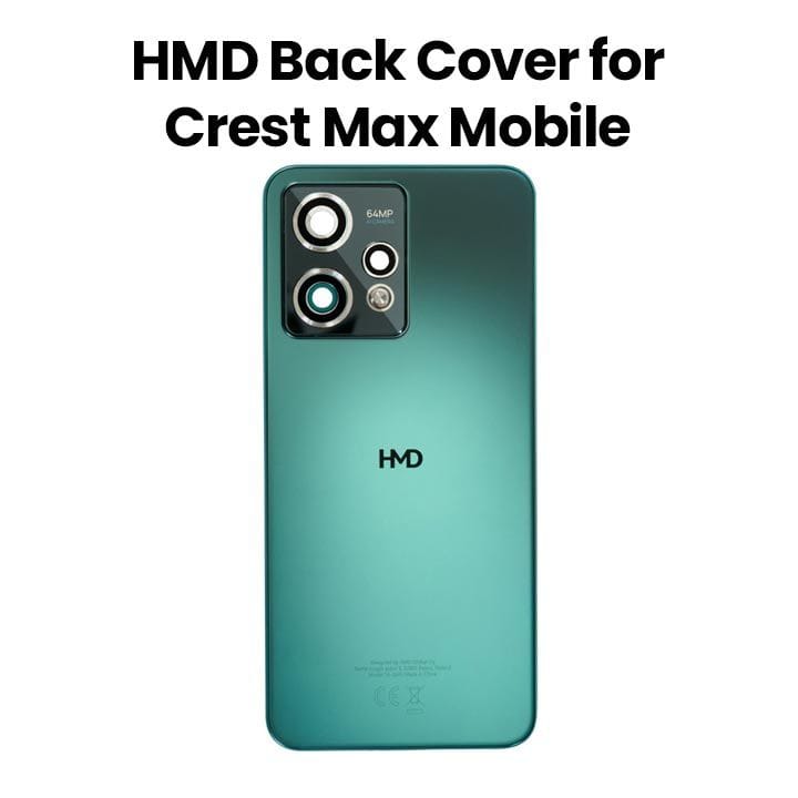 HMD Back Cover for Crest Max Mobile TA-1645 - Aqua Green| 70201679H001