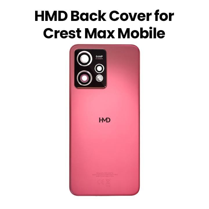 HMD Back Cover for Crest Max Mobile TA-1645 - Royal Pink| 70201680H001