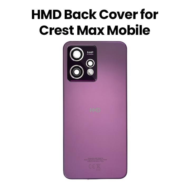 HMD Back Cover for Crest Max Mobile TA-1645 - Deep Purple| 70201681H001