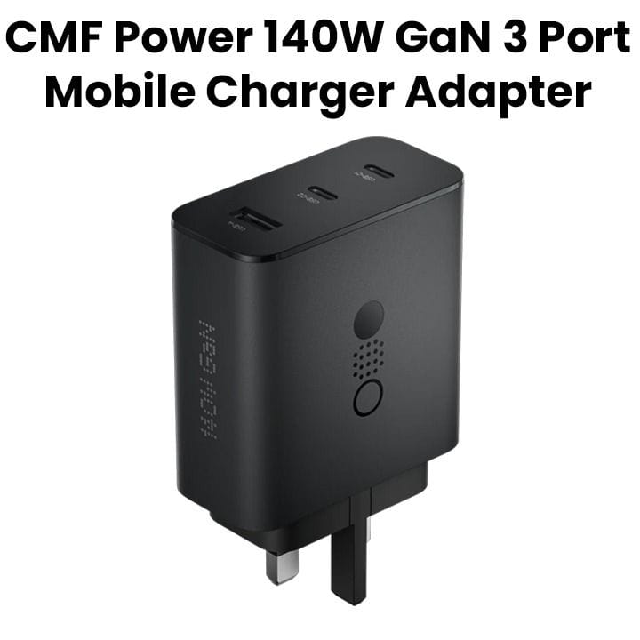 نَثينج شاحن GaN باور ١٤٠ واط - رمادي داكن | A10800019