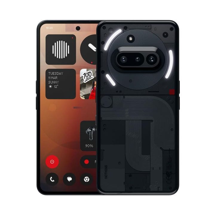 نَثينج هاتف Phone (3A) ذاكرة ٨+١٢٨ جيجابايت - أسود | A059-A10400148