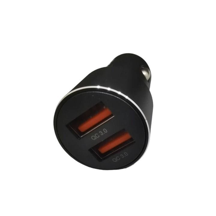 Awei Dual USB Fast Car Charger 36W Black | C-856