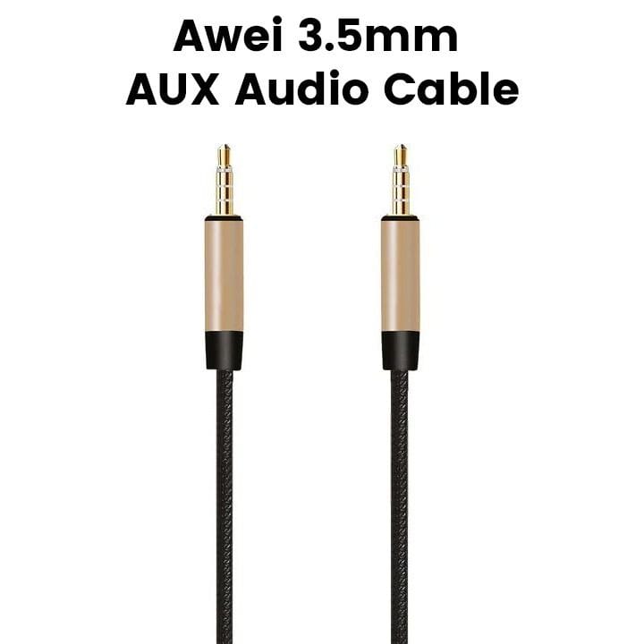 Awei 3.5mm AUX Cable Assorted Colors | AUX-001