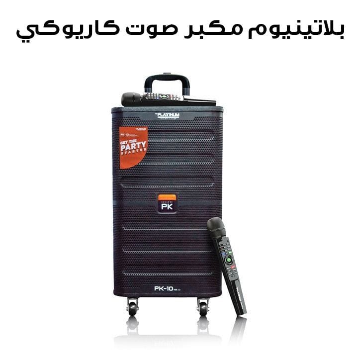 Platinum PK10 Built-In Karaoke Trolly Speaker 