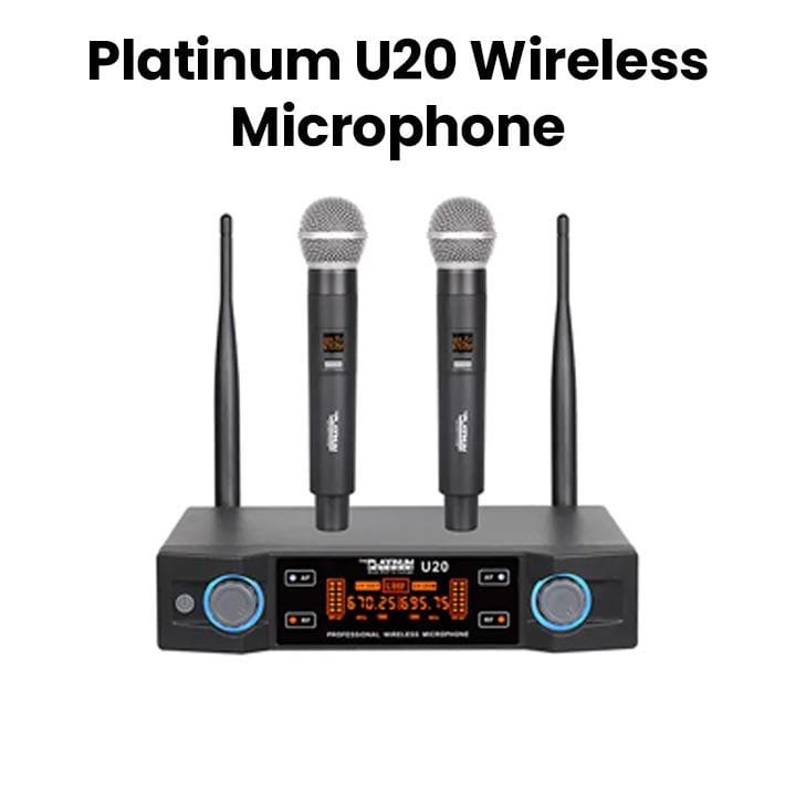 Platinum Karaoke  Professional Wireless Mic |U20