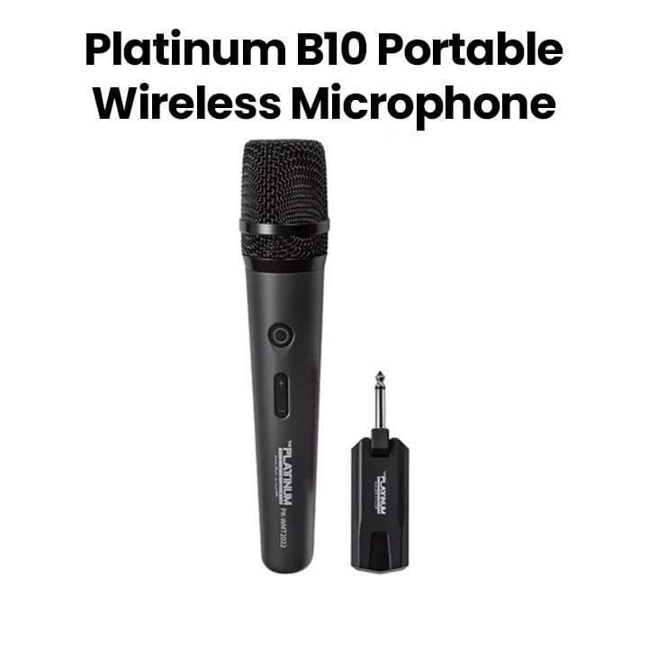 Platinum Karaoke  Single Portable Wireless Mic |B10