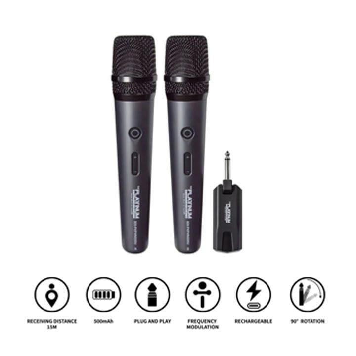 Platinum Karaoke  Dual Portable Wireless Mic |B20