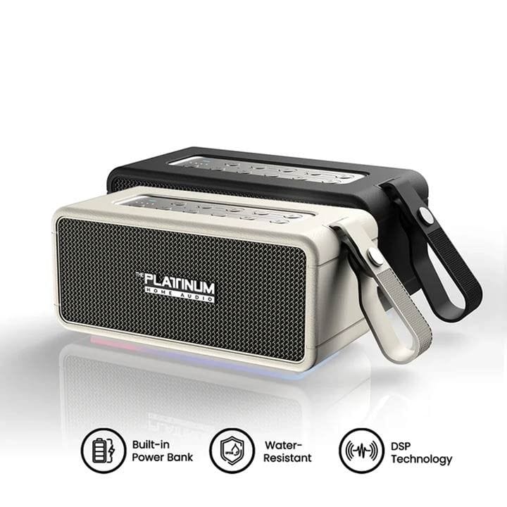 Platinum Karaoke Apollo XL Portable Bluetooth Speaker Black | PTHM520