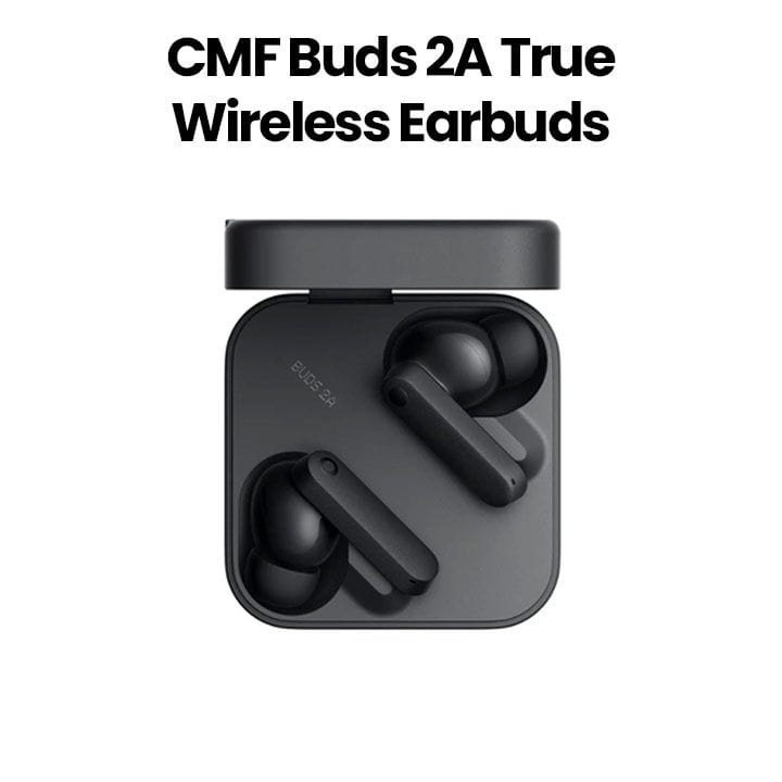 نَثينج سماعات CMF Buds 2A لاسلكية - رمادي داكن | B185-A10600107