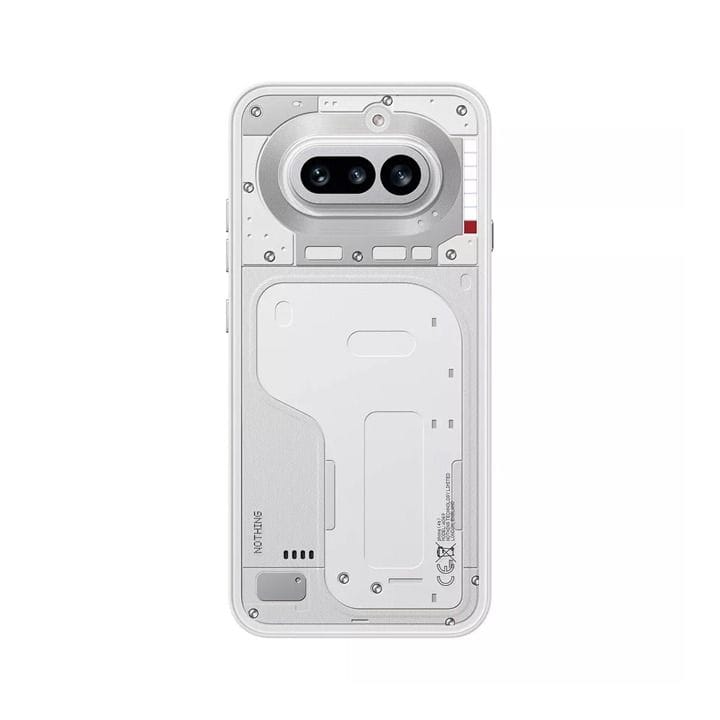 هاتف Nothing Phone (4a) 5G بذاكرة 12 جيجابايت RAM وسعة 256 جيجابايت، شاشة 6.78 بوصة أموليد بتردد 120Hz، معالج سنابدراجون 7s Gen 4، كاميرا 50 ميجابكسل، بطارية 5080ملي أمبير – أبيض | A069-A10400285