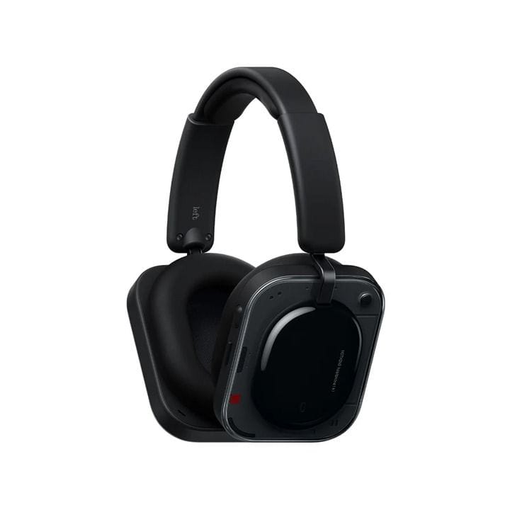 Nothing Headphone (A) Wireless Over-Ear Headphones Active Noise Cancellation Bluetooth Hi-Res Audio 135hours Battery - Black | B186-A11300028