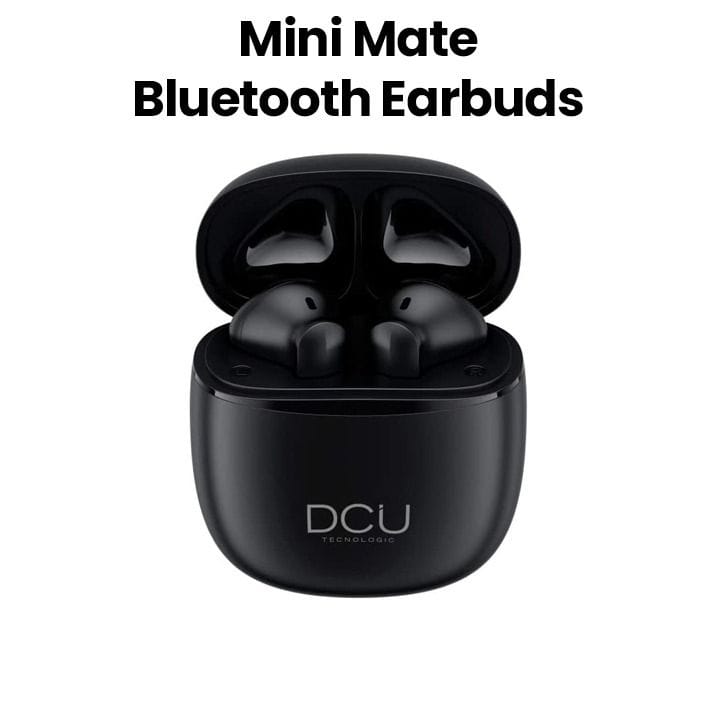 DCU Tecnologic Mini Mate Earbuds Bluetooth 5.1 – Black |34152050