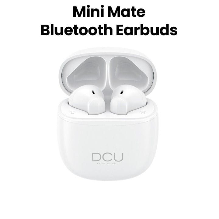 DCU Tecnologic Mini Mate Earbuds Bluetooth 5.1 – White |34152051