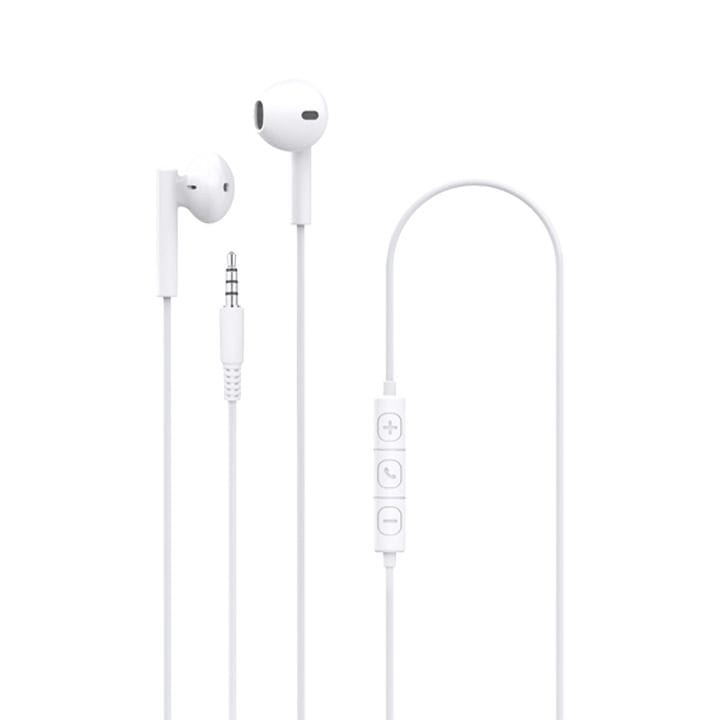 DCU Tecnologic Stereo Earphones 3.5 mm Jack – White |34151000