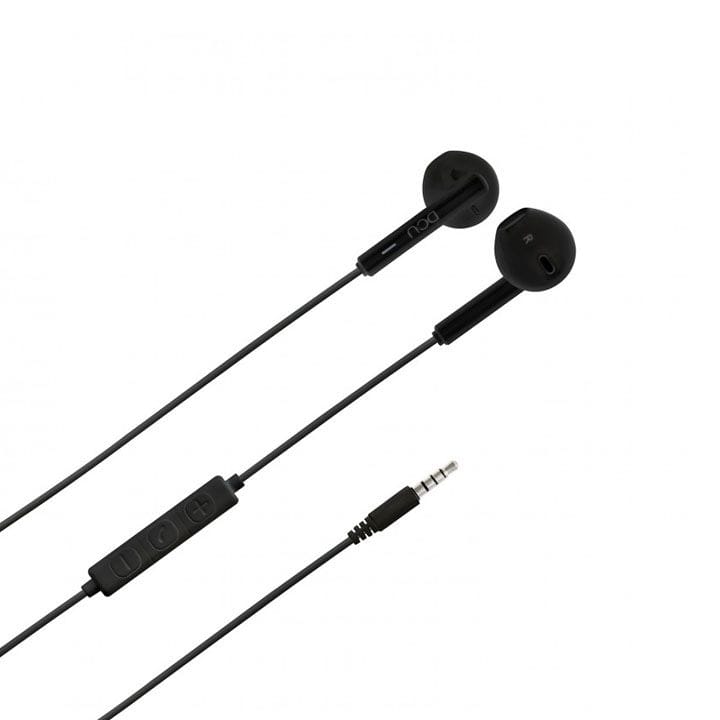 DCU Tecnologic Stereo Earphones 3.5 mm Jack – Black |34151001