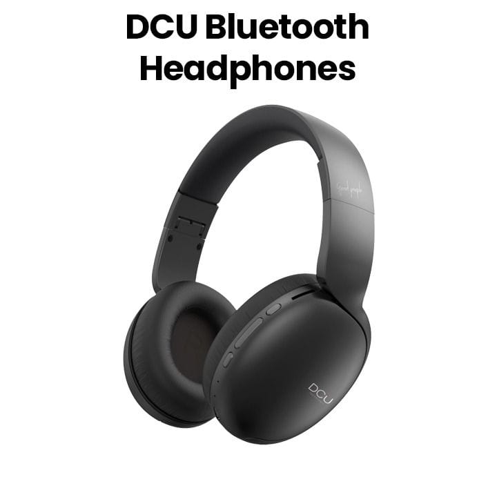 DCU Tecnologic Bluetooth Headphones with 3.5 mm Jack – Black |34152500