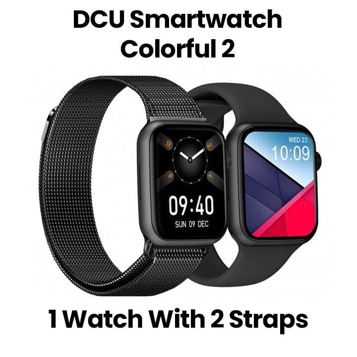 DCU Tecnologic Colorful 2 Smartwatch – Black / Metal |34157042