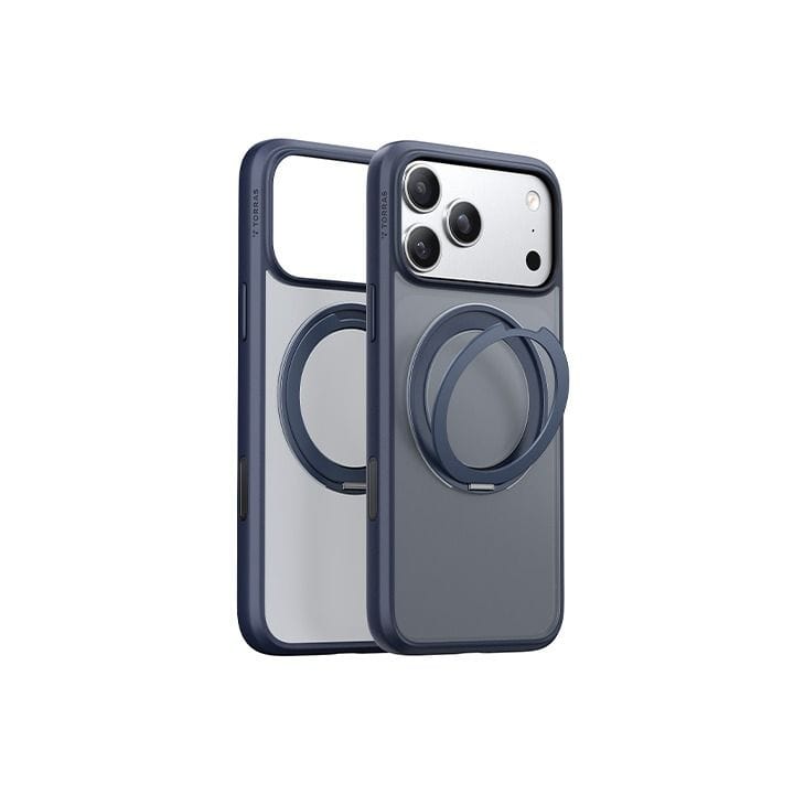 Torras Ostand Pro Series Mobile Case for iPhone 17 Pro - Midnight Blue | X00FX2588