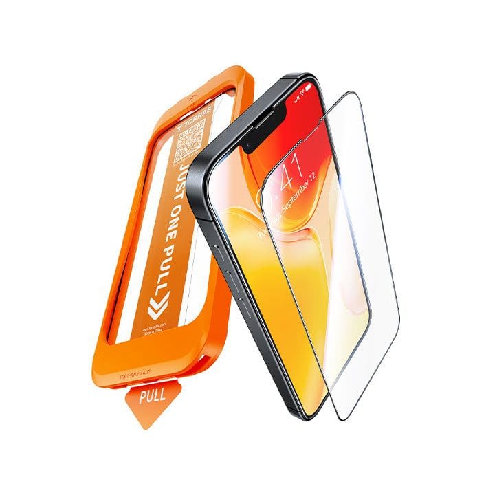 Torras Install Master Privacy Series Screen Protector for iPhone 17 Pro Max - Black | X00FX2627