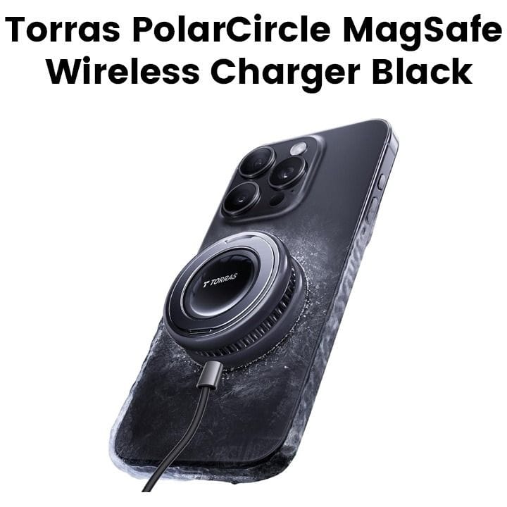 Torras PolarCircle MagSafe Wireless Charger - Black | X00WX3001