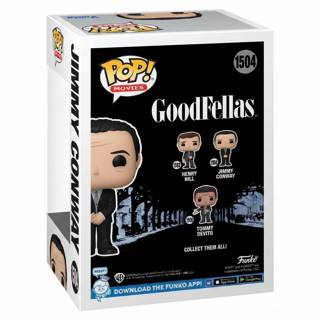 Funko Pop! Movies Goodfellas Jimmy Conway Vinyl Figure #1237 - 3.75-Inch Official Collectible Model