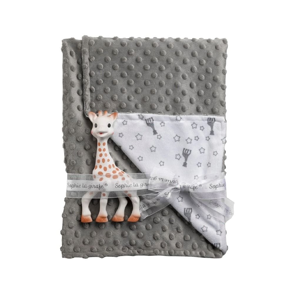 Sophie La Girafe Soft Blanket Gift Set 0+ Monthss, Soft And Cozy, Multi-color Design, Versatile Use, Premium Quality - Multicolour