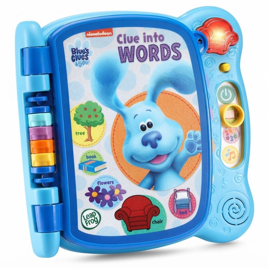 LeapFrog Blue's Clues and You! Clue Into Words Interactive Learning Book for Preschoolers